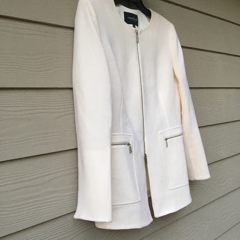 NWT Lafayette 148 Landon Cloud Zipper Jacket 6 - Picture 10 of 15